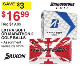 Dunham's Sports EXTRA SOFT OR MARATHON 2 GOLF BALLS offer