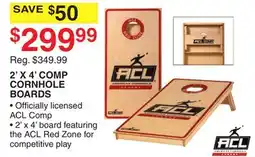 Dunham's Sports 2' X 4' COMP CORNHOLE BOARDS offer