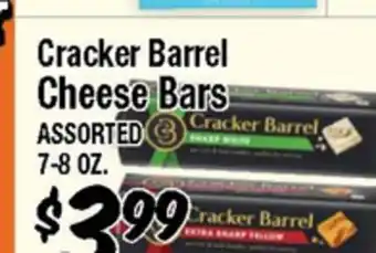 Western Beef Cracker Barrel Cheese Bars offer
