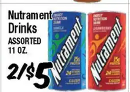 Western Beef Nutrament Drinks offer