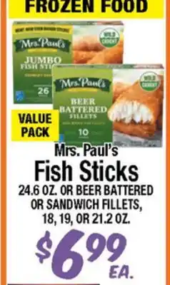 Western Beef Mrs. Paul's Fish Sticks offer
