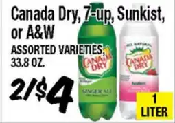 Western Beef Canada Dry, 7-up, Sunkist, or A&W offer