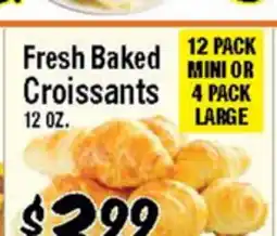 Western Beef Fresh Baked Croissants offer