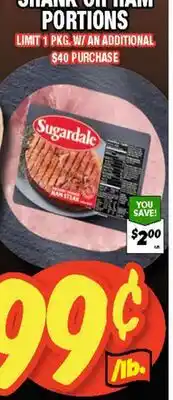 Western Beef SHANK ON HAM PORTIONS offer