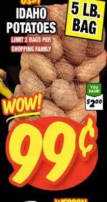 Western Beef US#1 IDAHO POTATOES offer