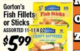 Western Beef Gorton's Fish Fillets or Sticks offer