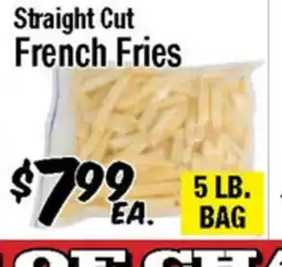 Western Beef Straight Cut French Fries offer