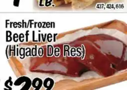 Western Beef Fresh/Frozen Beef Liver offer