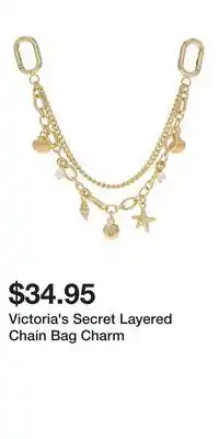 Victoria's Secret Victoria's Secret Layered Chain Bag Charm offer