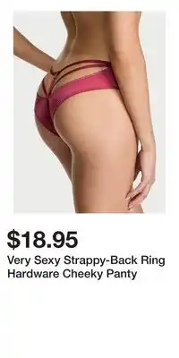 Victoria's Secret Very Sexy Strappy-Back Ring Hardware Cheeky Panty offer
