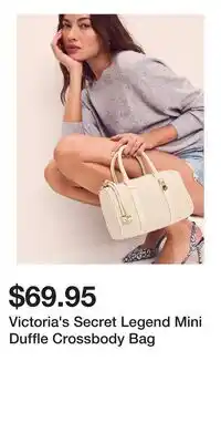 Victoria's Secret Victoria's Secret Legend Mini Duffle Crossbody Bag offer