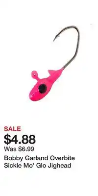 Cabela's Bobby Garland Overbite Sickle Mo' Glo Jighead offer