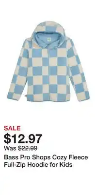 Cabela's Bass Pro Shops Cozy Fleece Full-Zip Hoodie for Kids offer