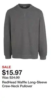 Cabela's RedHead Waffle Long-Sleeve Crew-Neck Pullover offer