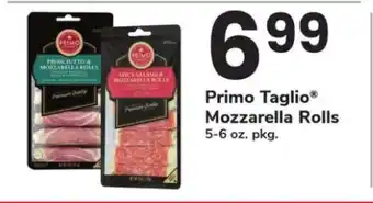 Primo Taglio Mozzarella Rolls