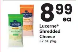 Safeway Lucerne Shredded Cheese offer