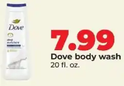 Hy-Vee Dove body wash offer