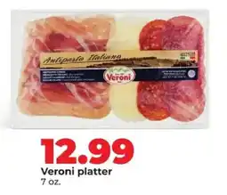 Hy-Vee Veroni platter offer