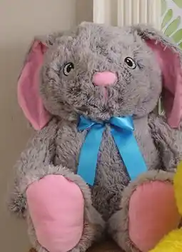 Family Dollar Large Traditional Plush Bunny offer