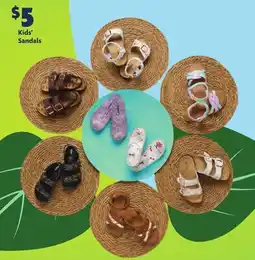 Family Dollar Kids' Sandals offer