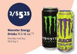 Family Dollar Monster Energy Drinks offer