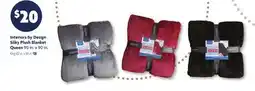 Family Dollar Interiors By Design Silky Plush Blanket Queen 90 in. x 90 in offer