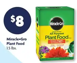 Family Dollar Miracle•Gro Plant Food offer