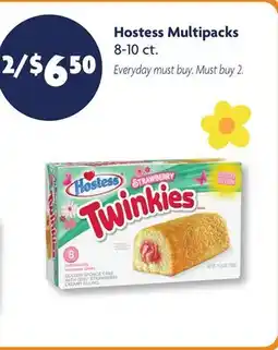 Family Dollar Hostess Multipacks offer