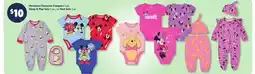 Family Dollar Newborn Character Creepers Sleep & Play Sets Or Pant Sets offer