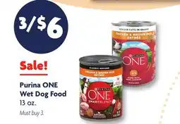 Family Dollar Purina ONE Wet Dog Food offer
