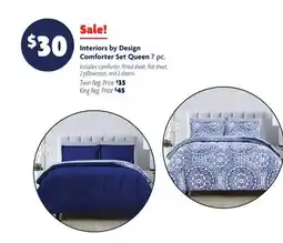 Family Dollar Interiors By Design Comforter Set Queen offer