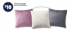 Family Dollar Interiors By Design Faux Fur Toss Pillows offer