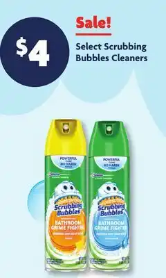 Family Dollar Select Scrubbing Bubbles Cleaners offer