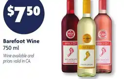 Family Dollar Barefoot Wine offer