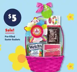 Family Dollar Pre-Filled Easter Baskets offer