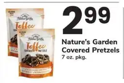 Safeway Nature's Garden Covered Pretzels offer