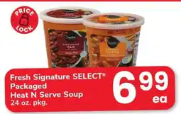 Safeway Fresh Signature SELECT Packaged Heat N' Serve Soup offer