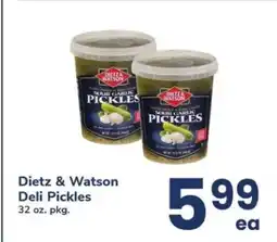 Safeway Dietz & Watson Deli Pickles offer