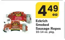 Safeway Eckrich Smoked Sausage Ropes offer