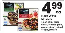 Safeway Next Wave Mussels offer