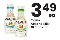 Safeway Califia Almond Milk offer