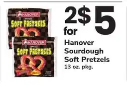 Safeway Hanover Sourdough Soft Pretzels offer