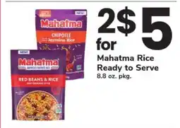 Safeway Mahatma Rice Ready to Serve offer