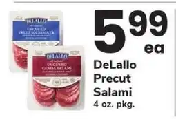 Safeway DeLallo Precut Salami offer