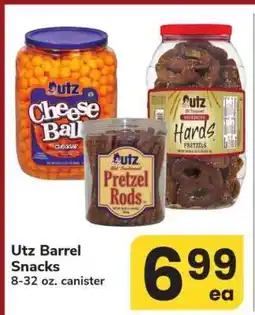 Safeway Utz Barrel Snacks offer