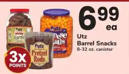Safeway Utz Barrel Snacks offer