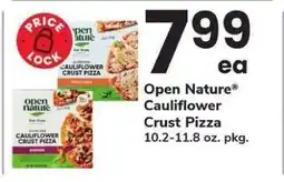 Safeway OPEN NATURE CAULIFLOWER CRUST PIZZA offer