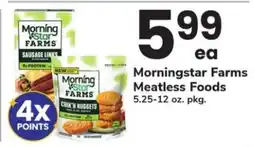 Safeway Morningstar Farms Meatless Foods offer