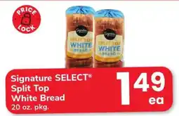 Safeway Signature SELECT Split Top White Bread offer