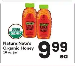 Safeway Nature Nate's Organic Honey offer